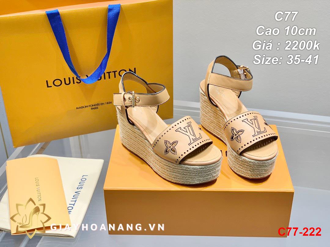 C77-222 Louis Vuitton sandal cao 10cm siêu cấp