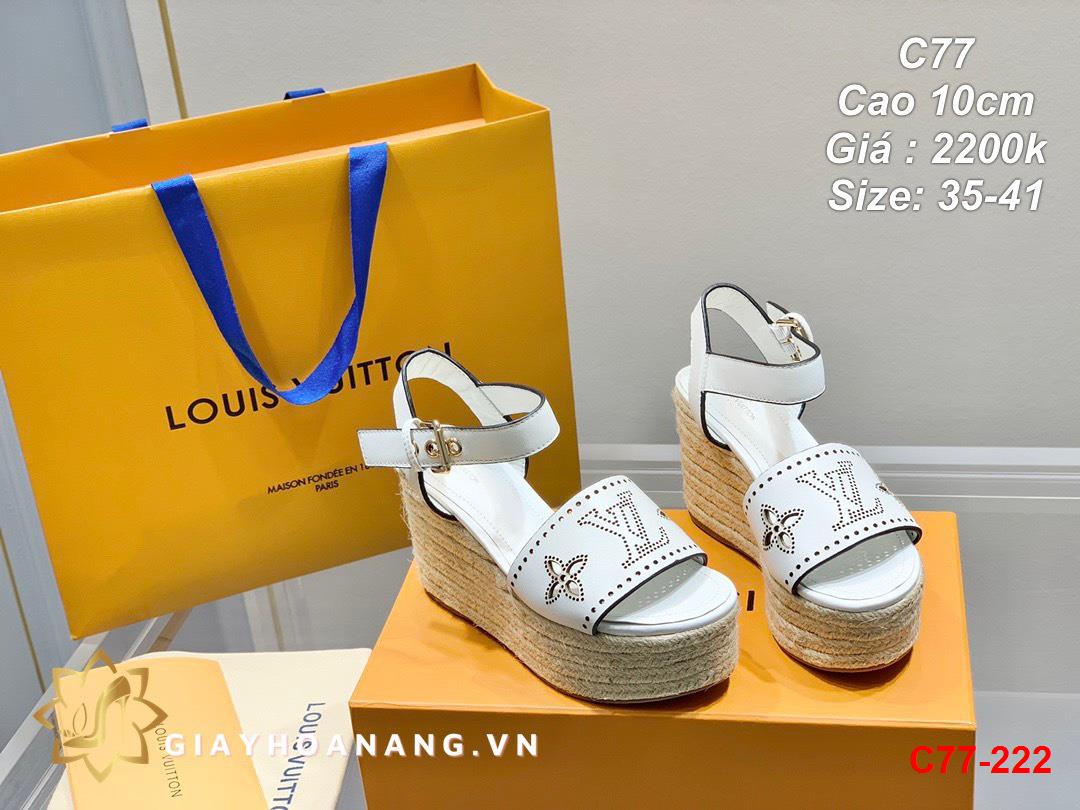 C77-222 Louis Vuitton sandal cao 10cm siêu cấp