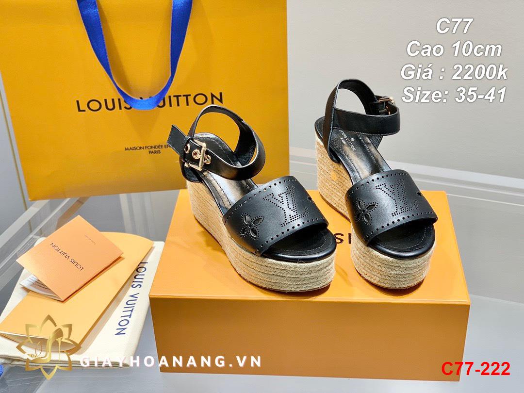 C77-222 Louis Vuitton sandal cao 10cm siêu cấp