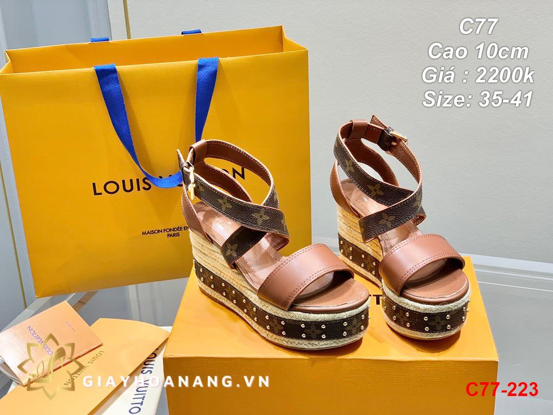 C77-223 Louis Vuitton sandal cao 10cm siêu cấp