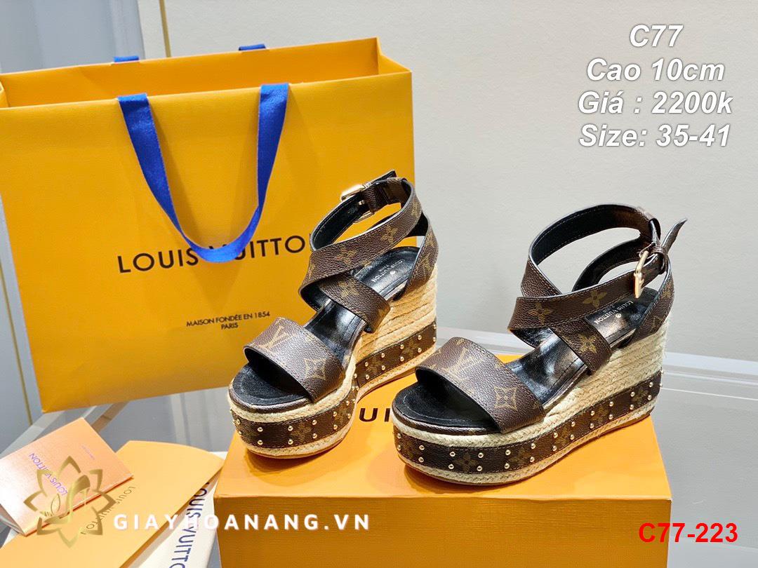 C77-223 Louis Vuitton sandal cao 10cm siêu cấp