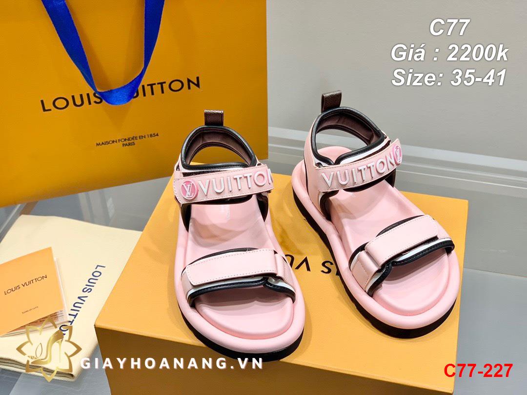 C77-227 Louis Vuitton sandal siêu cấp