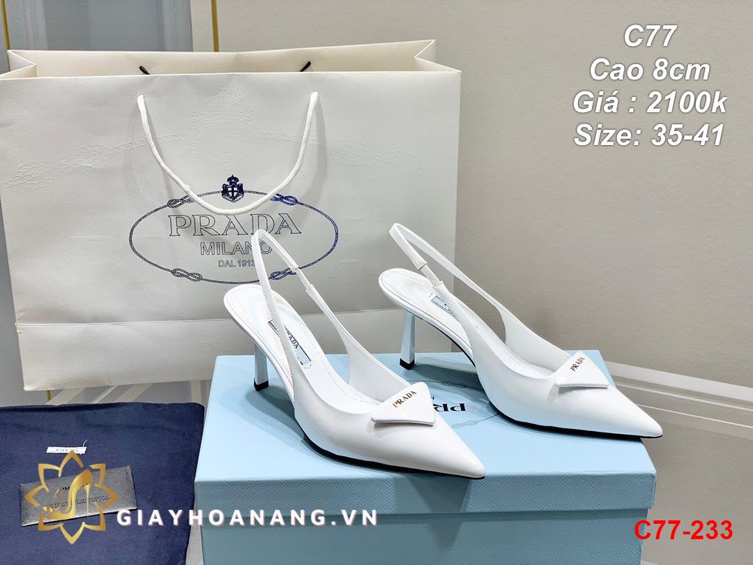 C77-233 Prada sandal cao 8cm siêu cấp