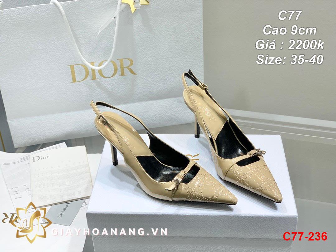 C77-236 Dior sandal cao 9cm siêu cấp
