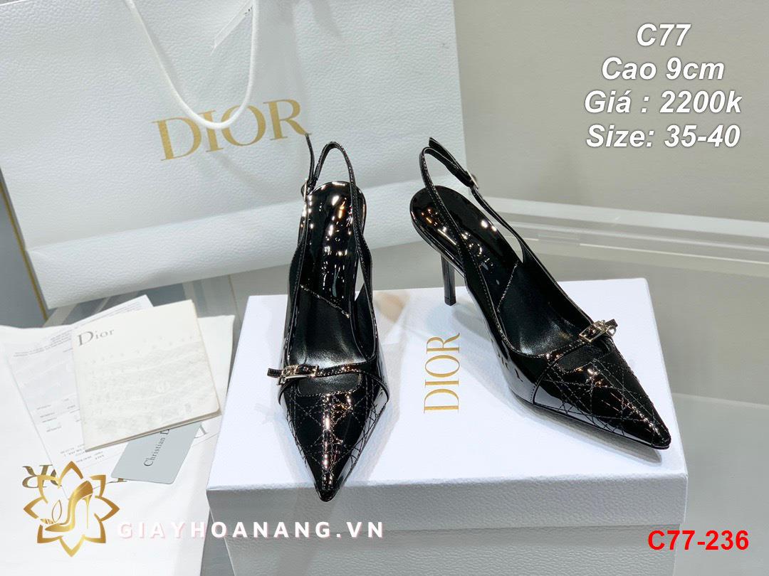 C77-236 Dior sandal cao 9cm siêu cấp