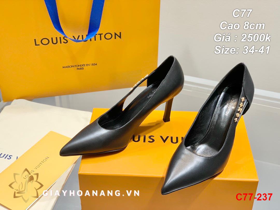 C77-237 Louis Vuitton giày cao 8cm siêu cấp