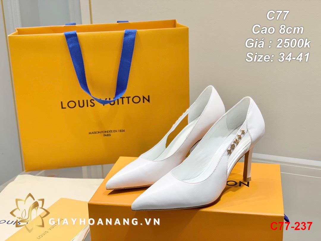 C77-237 Louis Vuitton giày cao 8cm siêu cấp