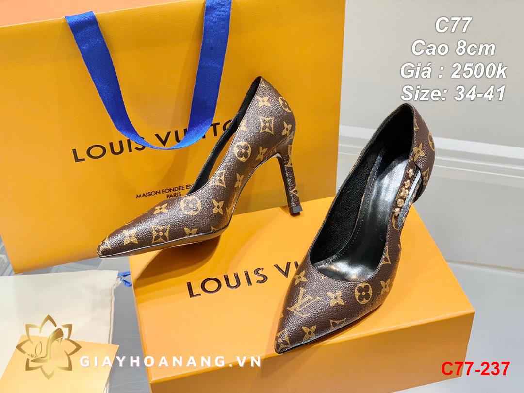 C77-237 Louis Vuitton giày cao 8cm siêu cấp