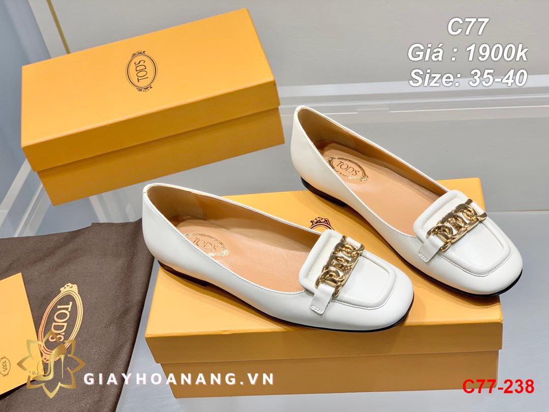 C77-238 Tods giày bệt siêu cấp