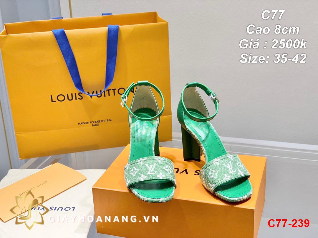 C77-239 Louis Vuitton sandal cao 8cm siêu cấp