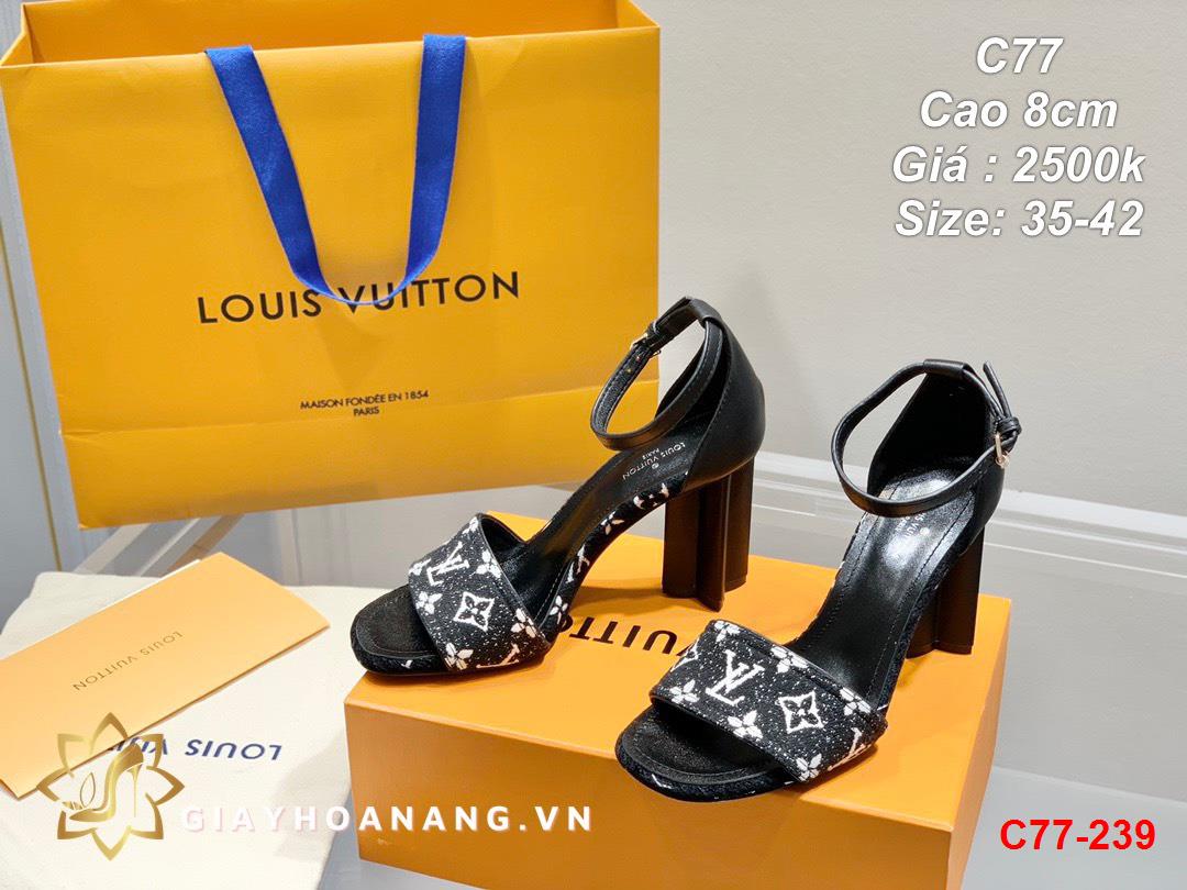 C77-239 Louis Vuitton sandal cao 8cm siêu cấp