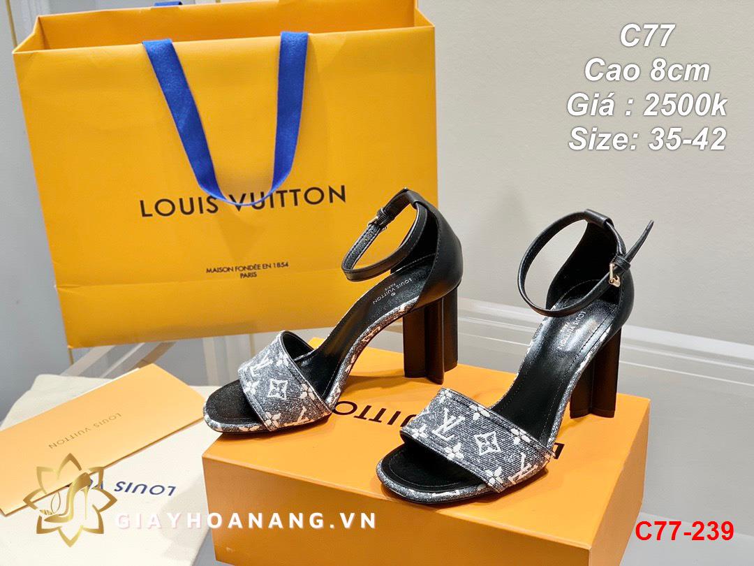 C77-239 Louis Vuitton sandal cao 8cm siêu cấp