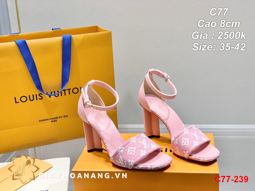 C77-239 Louis Vuitton sandal cao 8cm siêu cấp