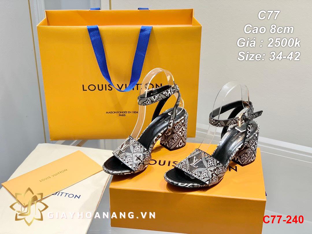 C77-240 Louis Vuitton sandal cao 8cm siêu cấp