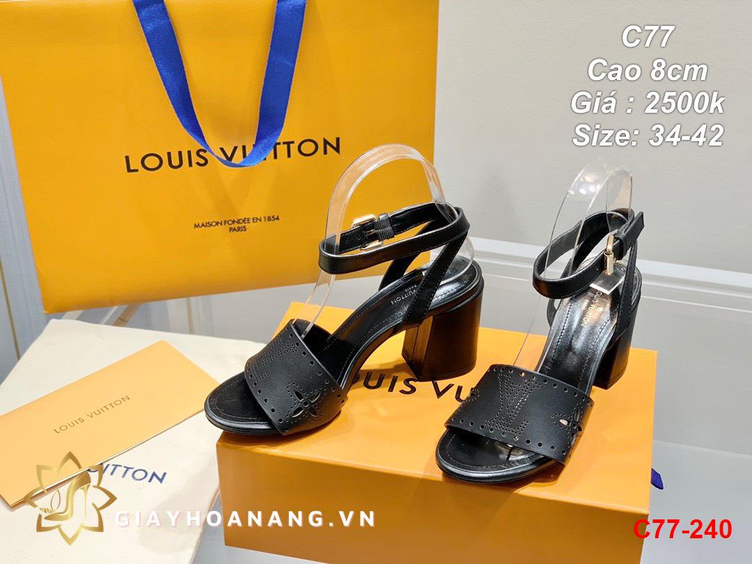 C77-240 Louis Vuitton sandal cao 8cm siêu cấp