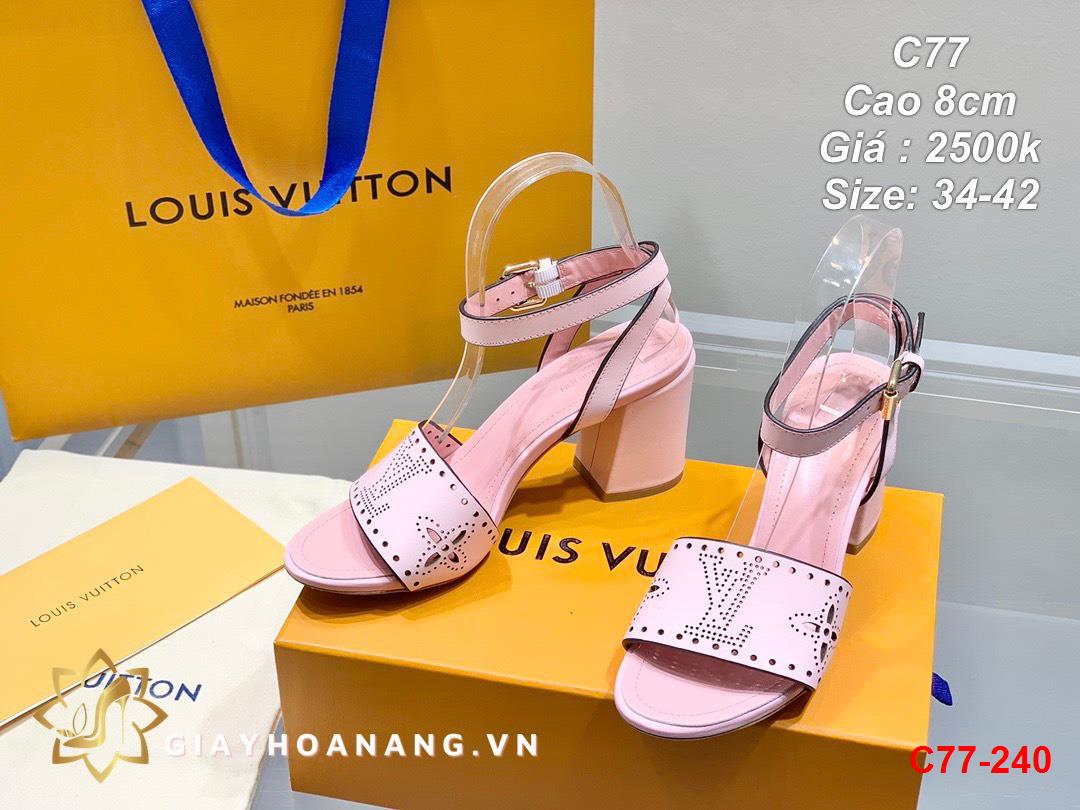 C77-240 Louis Vuitton sandal cao 8cm siêu cấp