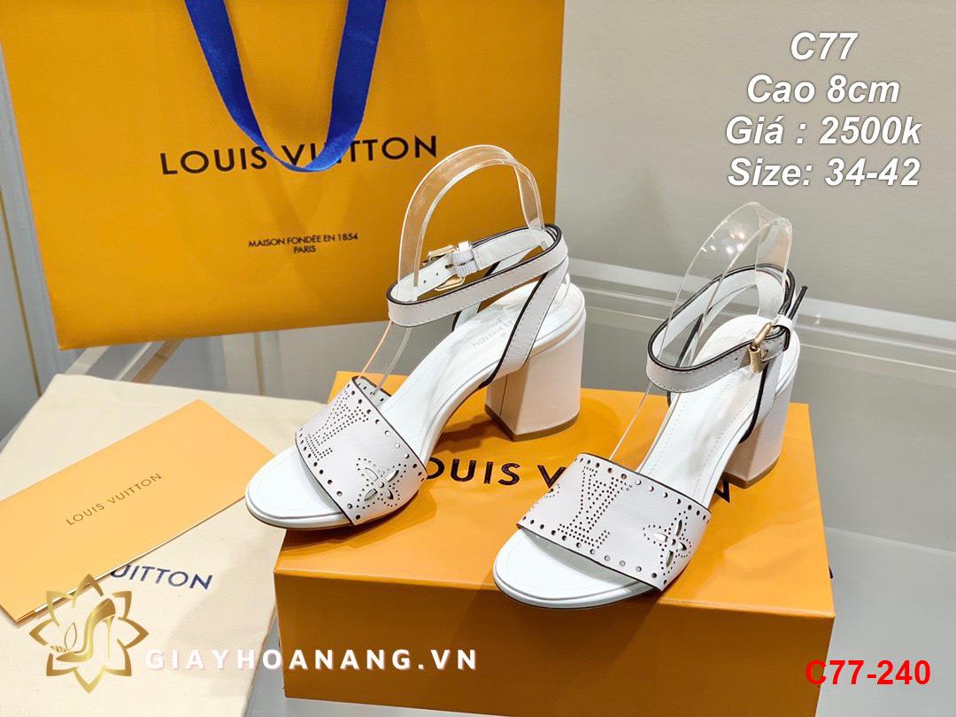 C77-240 Louis Vuitton sandal cao 8cm siêu cấp