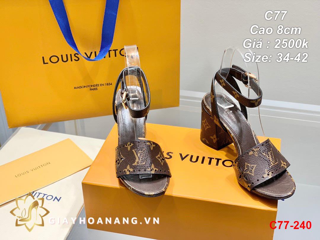 C77-240 Louis Vuitton sandal cao 8cm siêu cấp