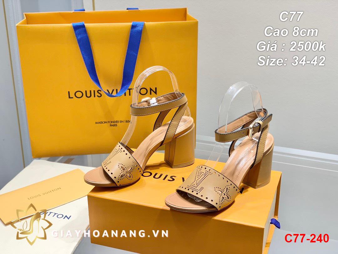 C77-240 Louis Vuitton sandal cao 8cm siêu cấp