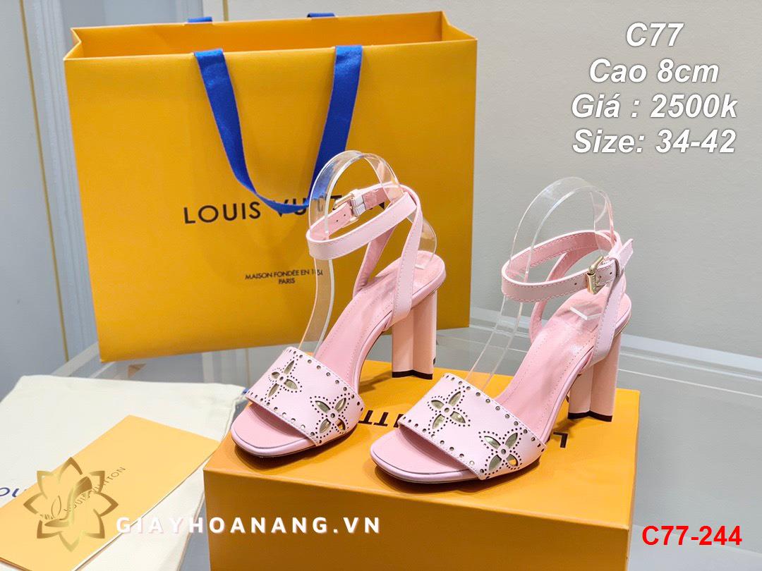 C77-244 Louis Vuitton sandal cao 8cm siêu cấp