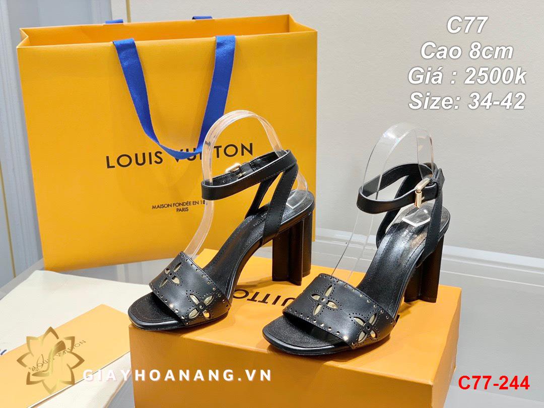 C77-244 Louis Vuitton sandal cao 8cm siêu cấp