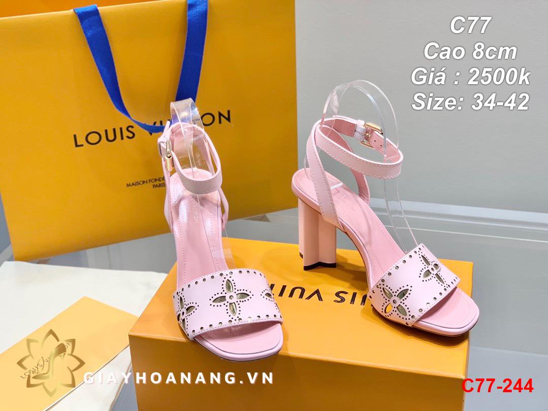 C77-244 Louis Vuitton sandal cao 8cm siêu cấp