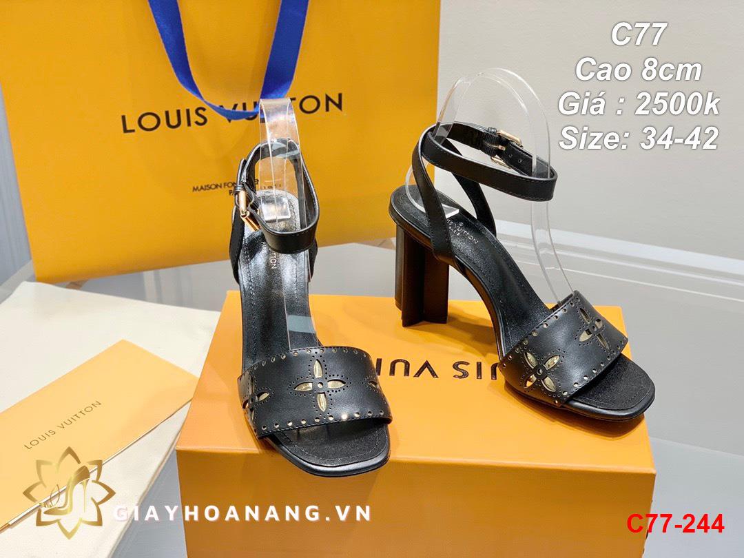C77-244 Louis Vuitton sandal cao 8cm siêu cấp
