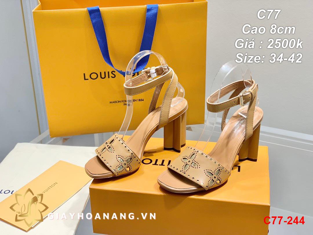 C77-244 Louis Vuitton sandal cao 8cm siêu cấp
