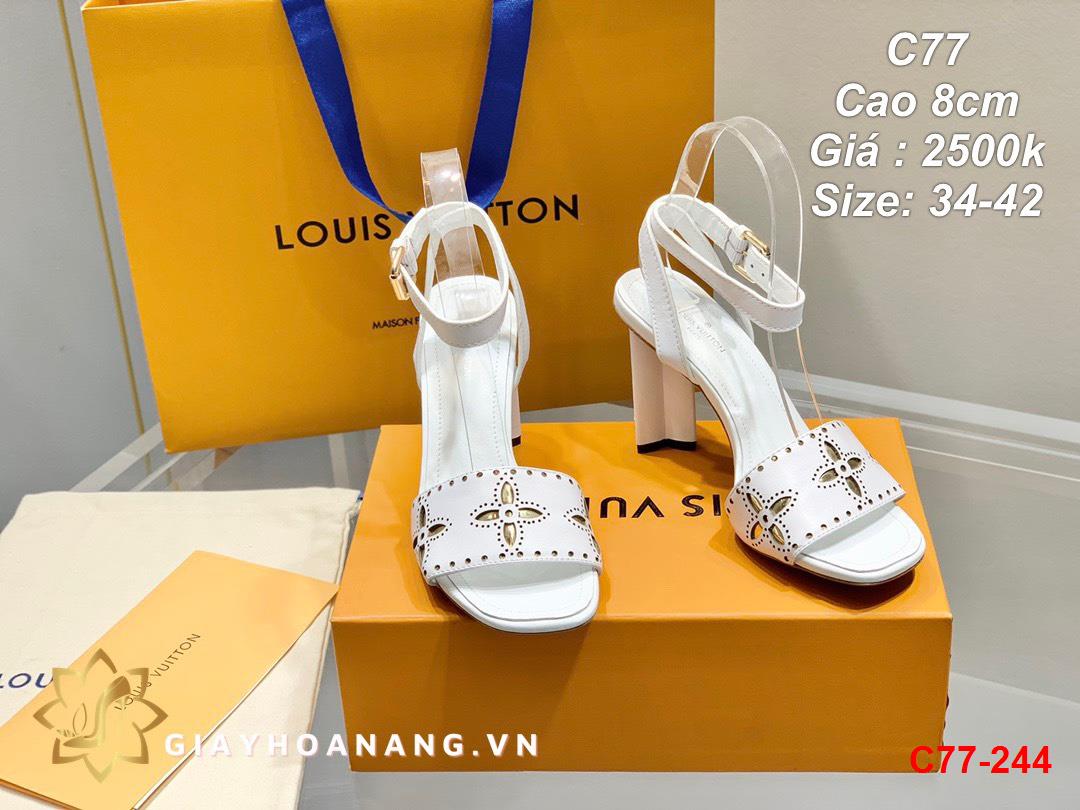 C77-244 Louis Vuitton sandal cao 8cm siêu cấp