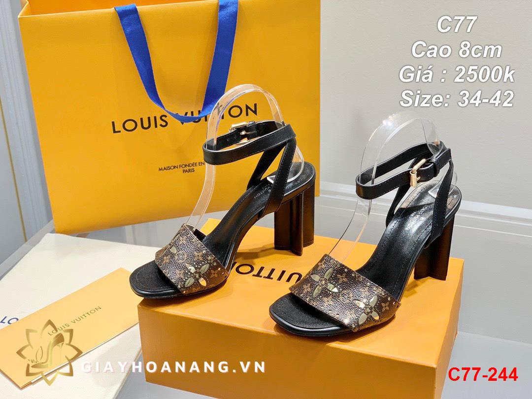 C77-244 Louis Vuitton sandal cao 8cm siêu cấp