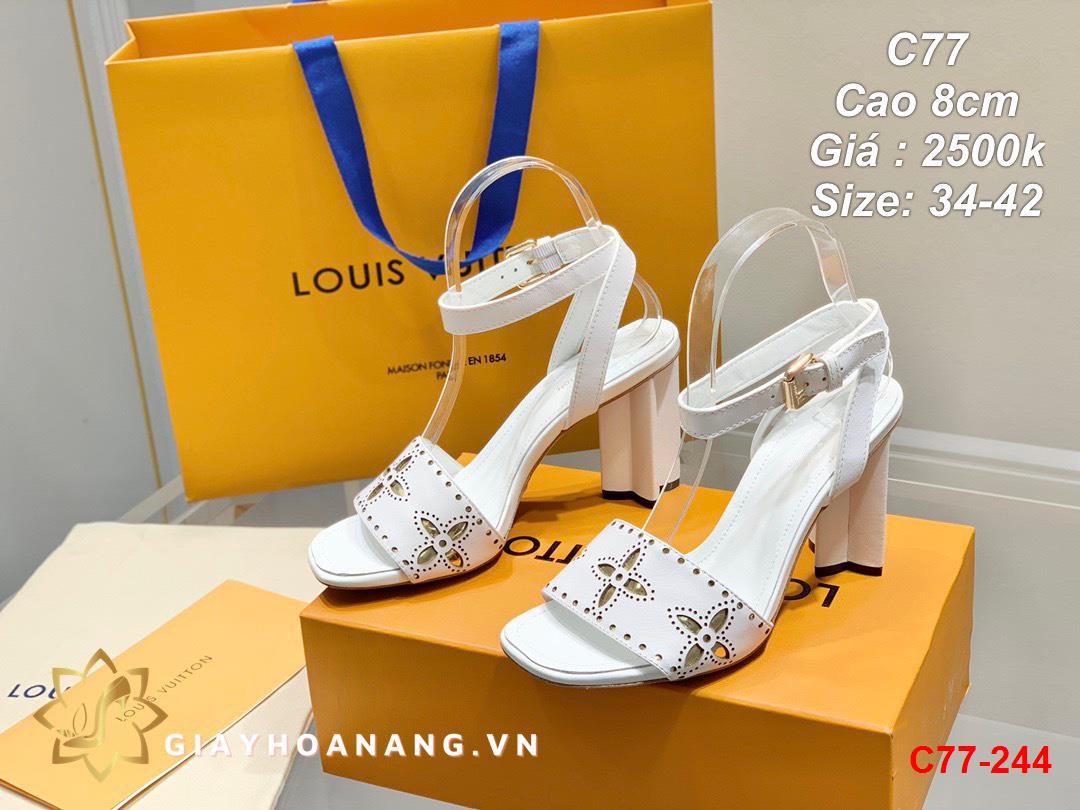 C77-244 Louis Vuitton sandal cao 8cm siêu cấp