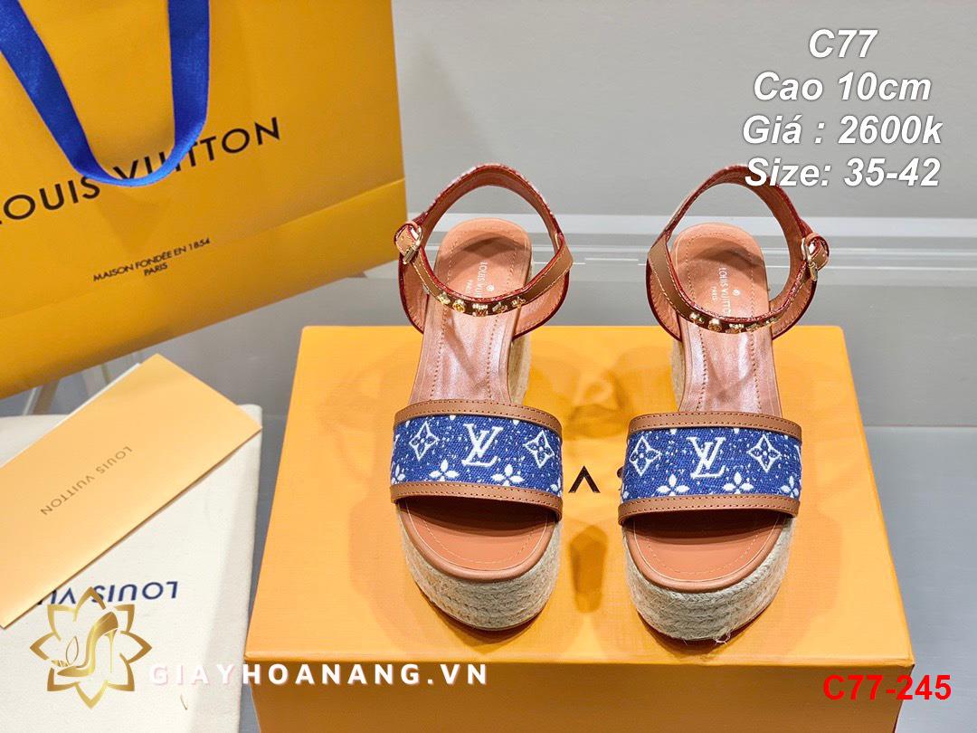 C77-245 Louis Vuitton sandal cao 10cm siêu cấp