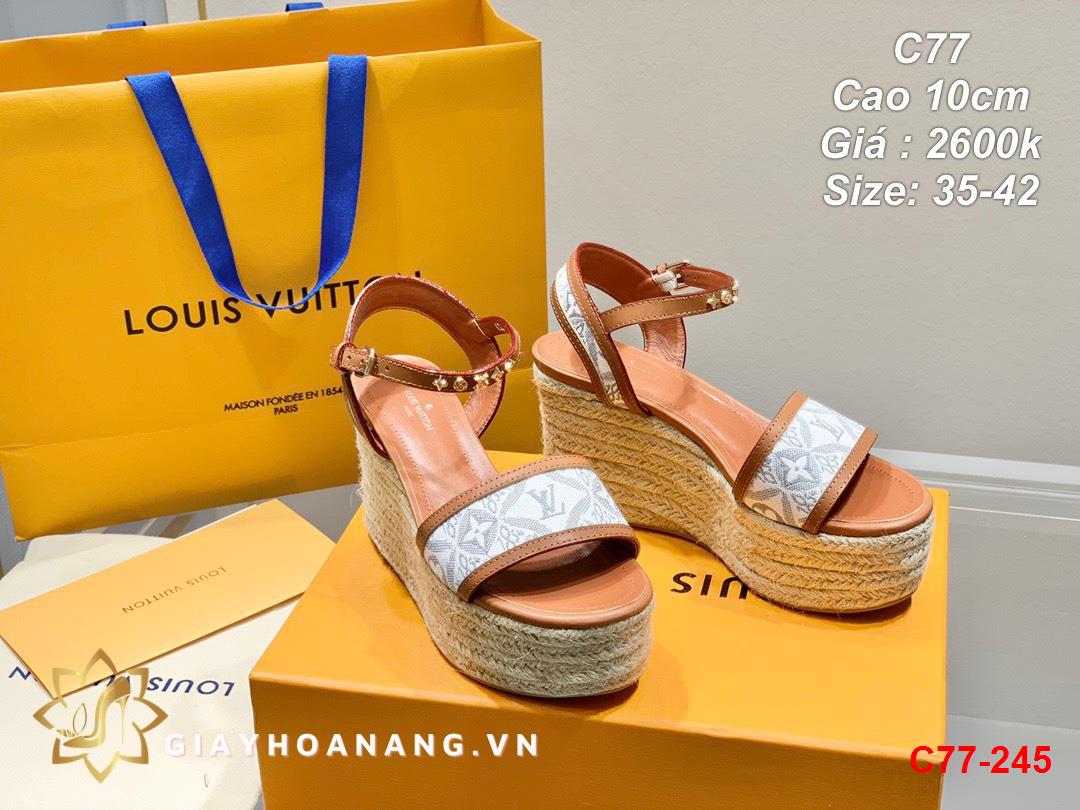 C77-245 Louis Vuitton sandal cao 10cm siêu cấp