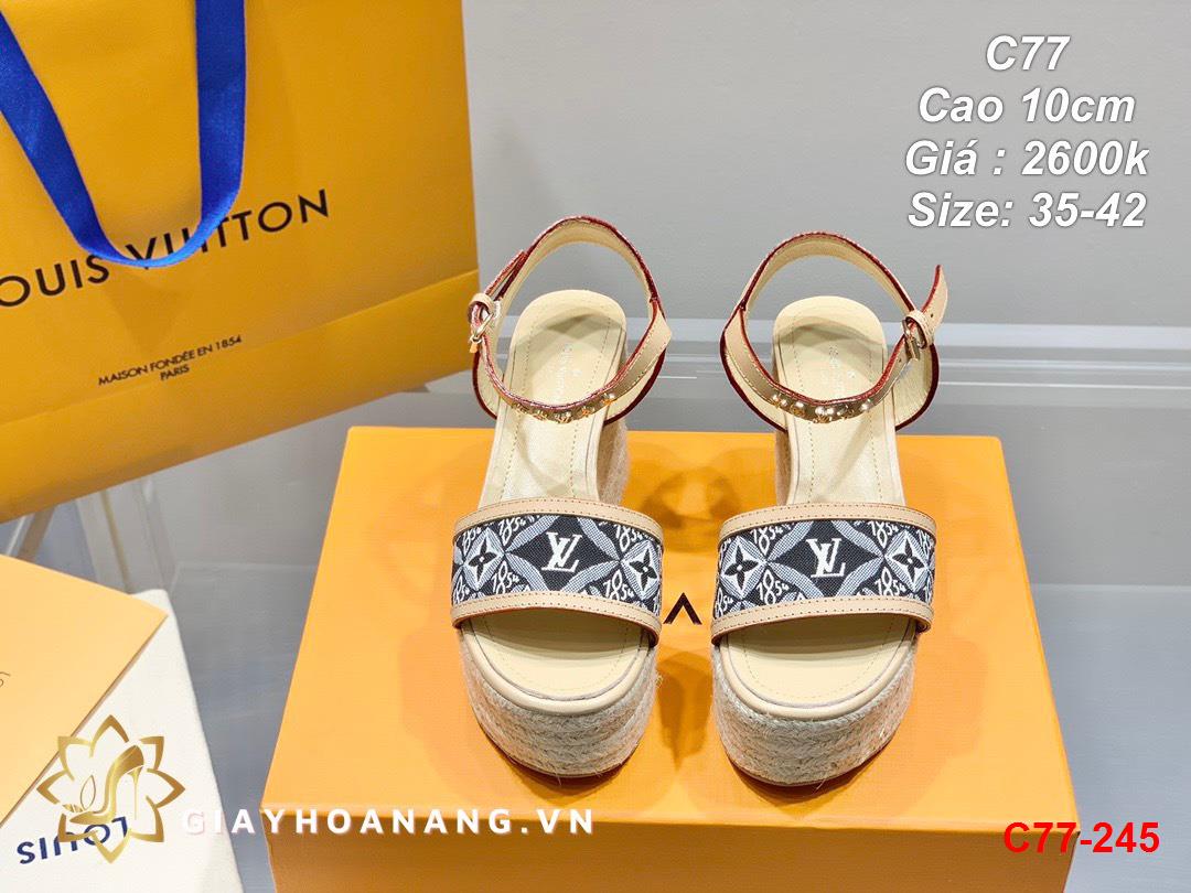 C77-245 Louis Vuitton sandal cao 10cm siêu cấp