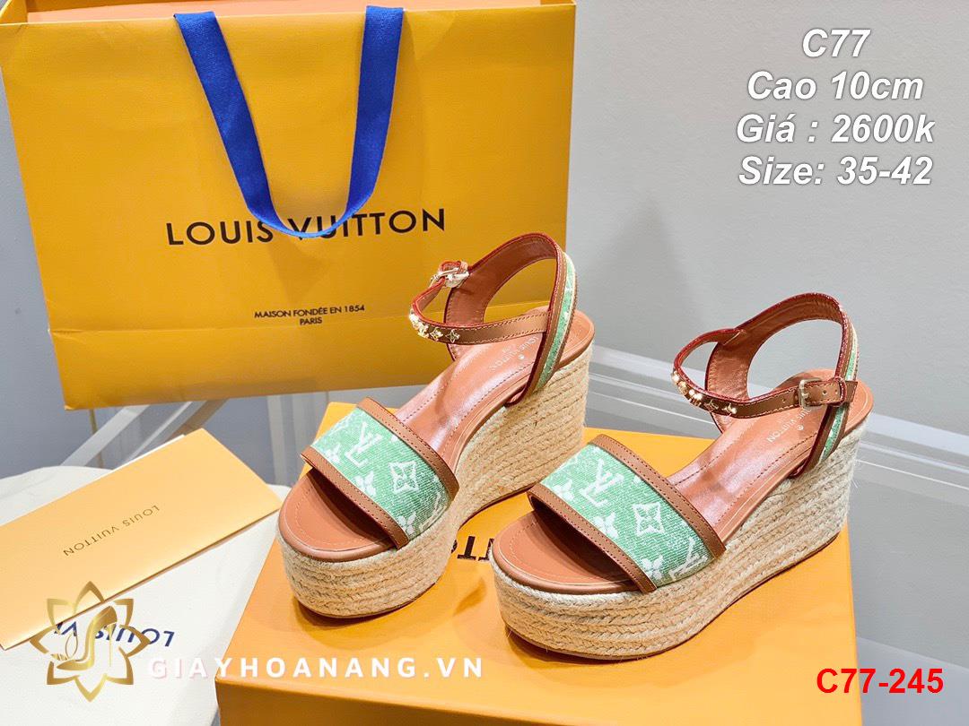 C77-245 Louis Vuitton sandal cao 10cm siêu cấp