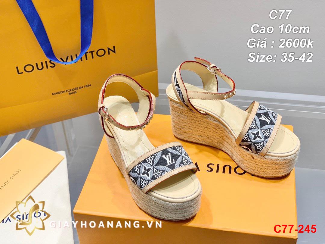 C77-245 Louis Vuitton sandal cao 10cm siêu cấp