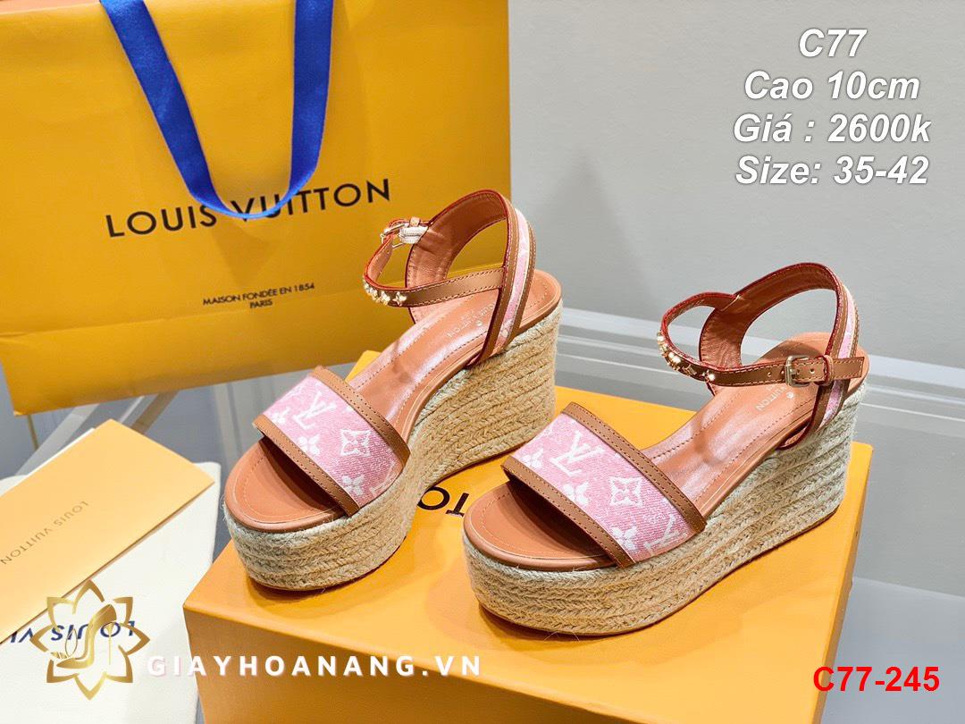 C77-245 Louis Vuitton sandal cao 10cm siêu cấp