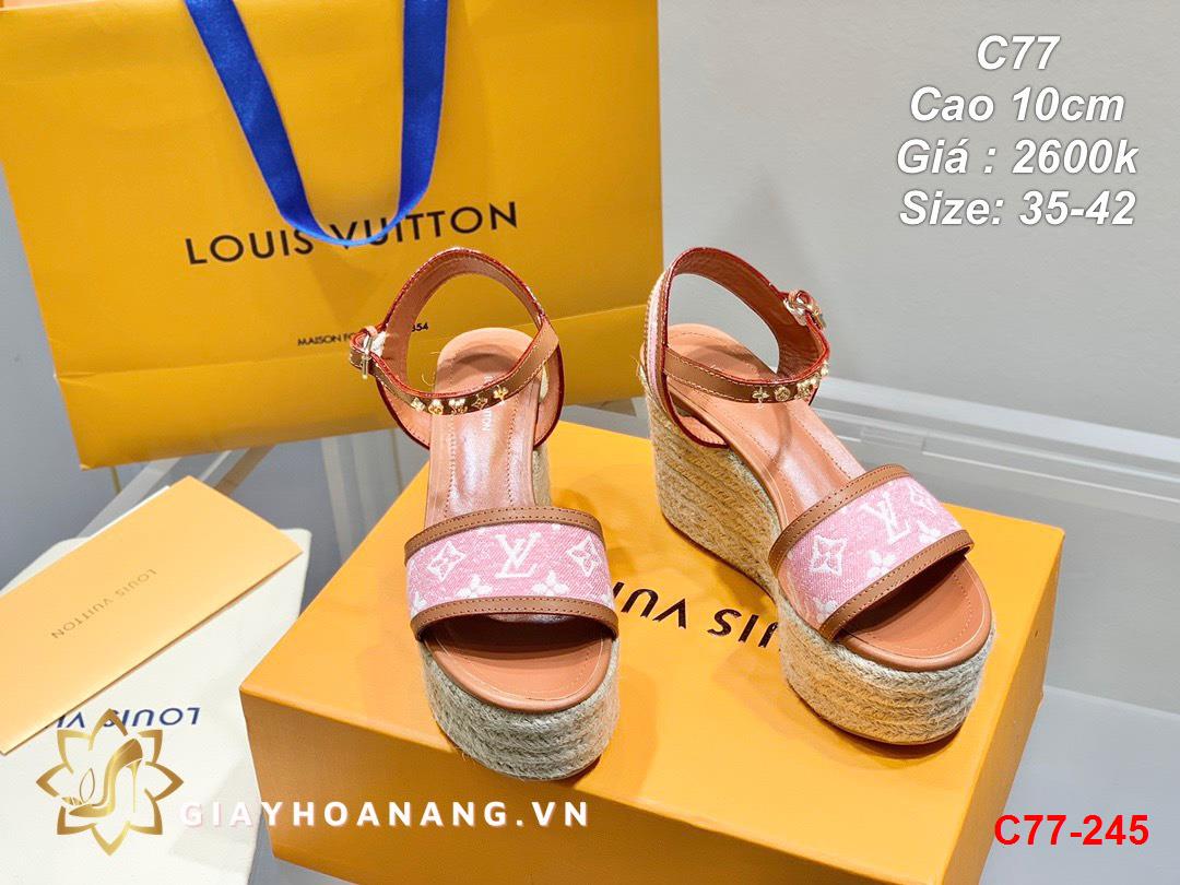 C77-245 Louis Vuitton sandal cao 10cm siêu cấp