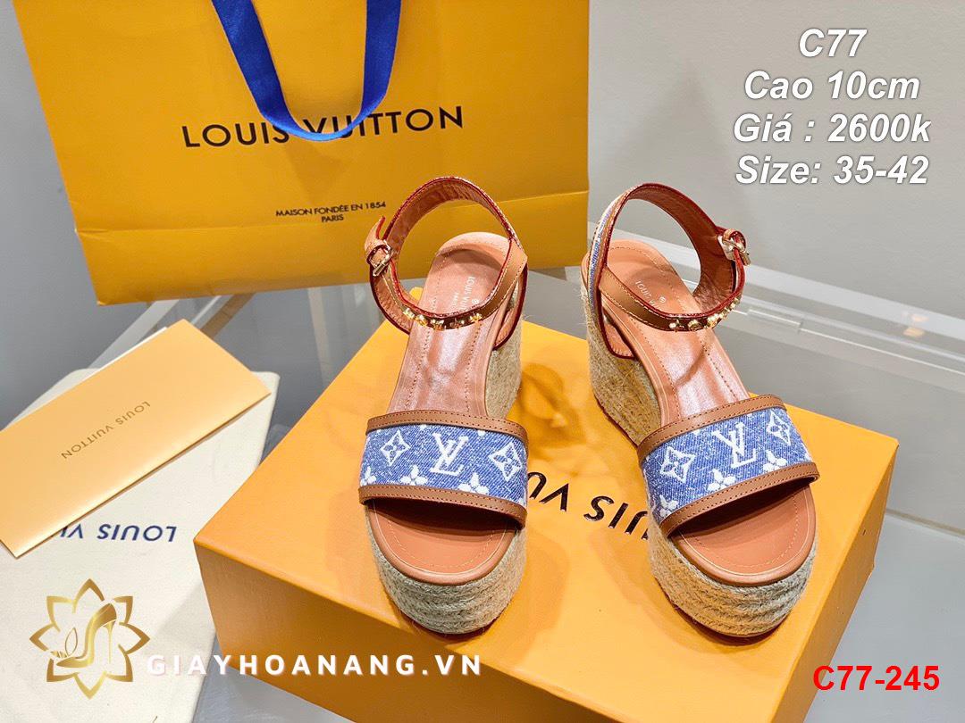 C77-245 Louis Vuitton sandal cao 10cm siêu cấp