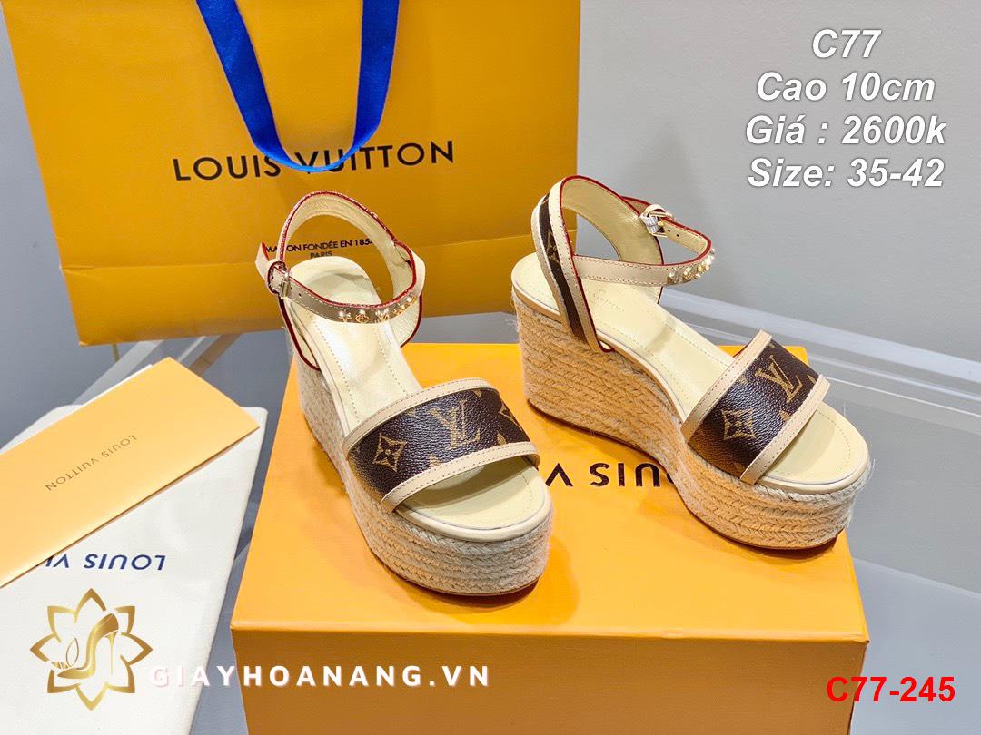 C77-245 Louis Vuitton sandal cao 10cm siêu cấp