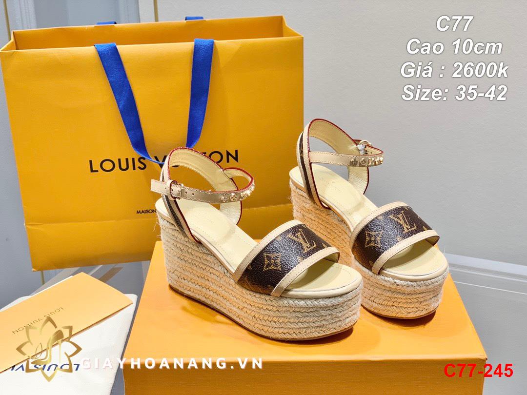 C77-245 Louis Vuitton sandal cao 10cm siêu cấp