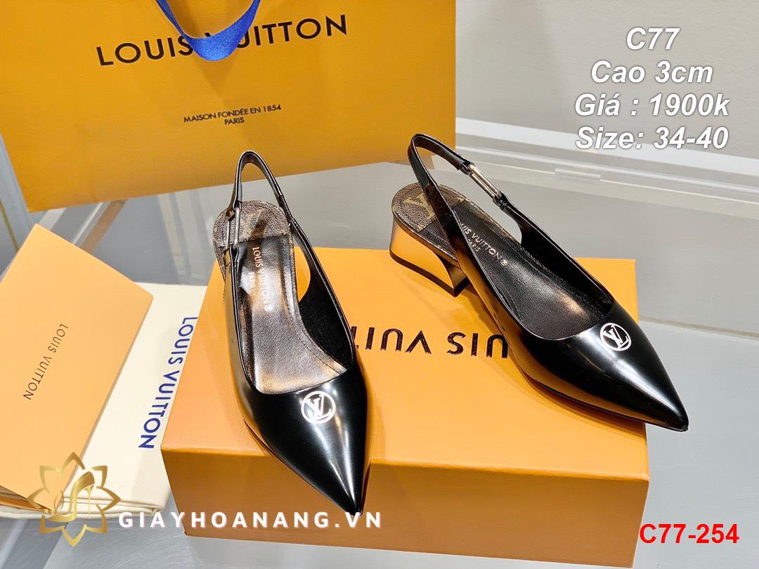 C77-254 Louis Vuitton sandal cao 3cm siêu cấp