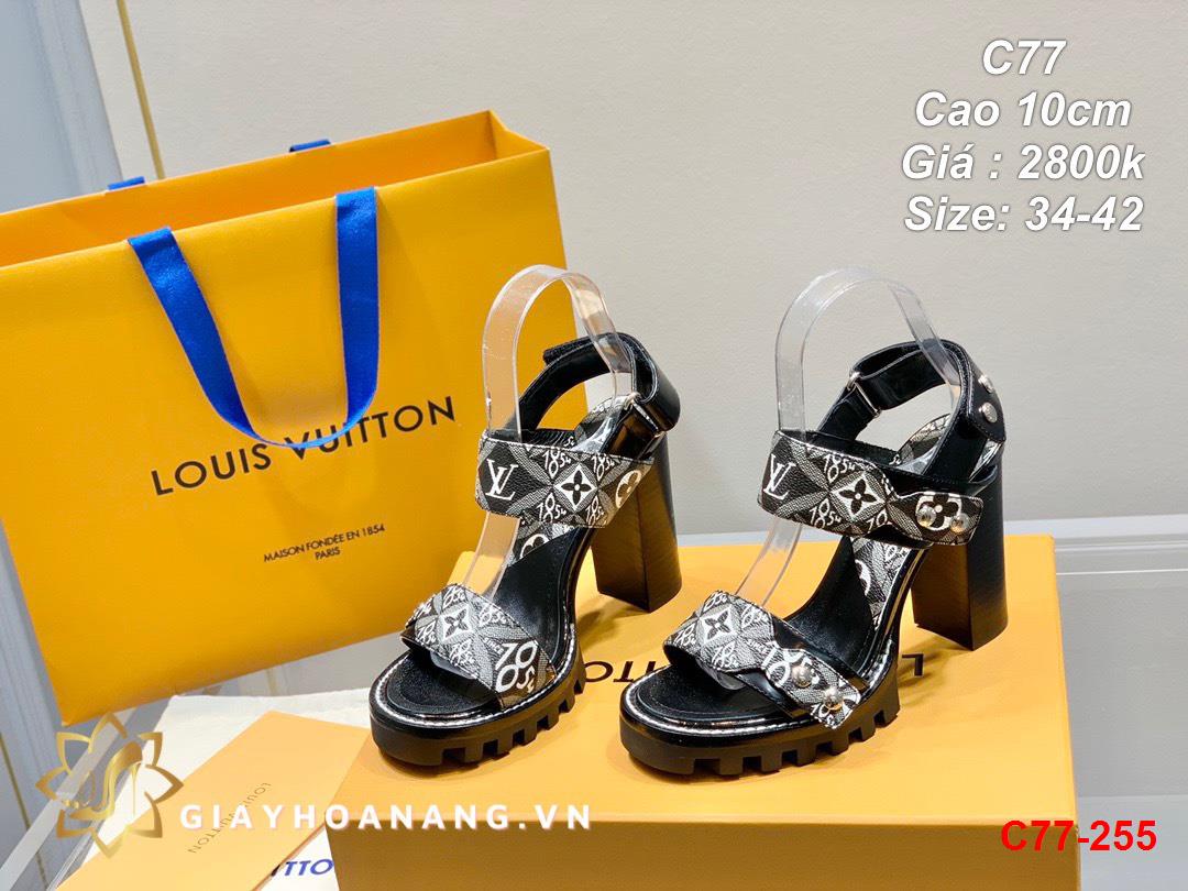 C77-255 Louis Vuitton sandal cao 10cm siêu cấp