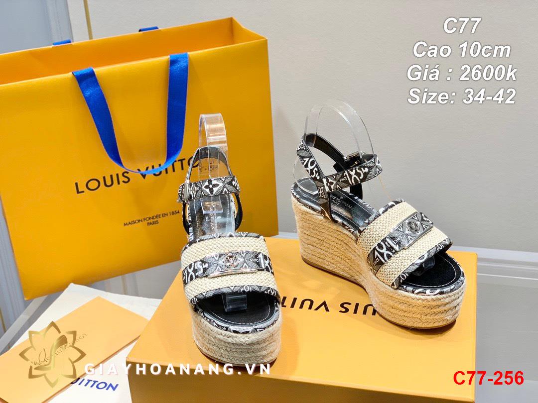 C77-256 Louis Vuitton sandal cao 10cm siêu cấp