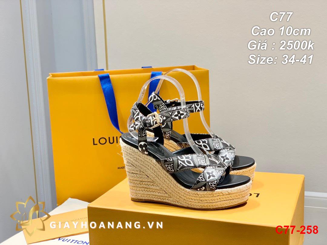 C77-258 Louis Vuitton sandal cao 10cm siêu cấp