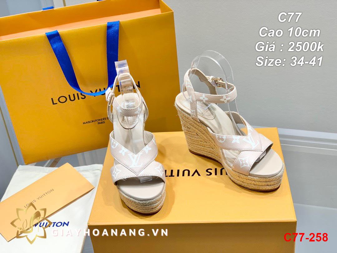 C77-258 Louis Vuitton sandal cao 10cm siêu cấp