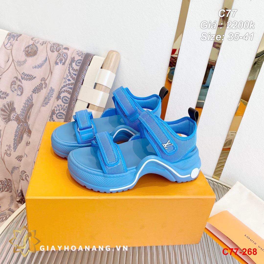 C77-268 Louis Vuitton sandal siêu cấp