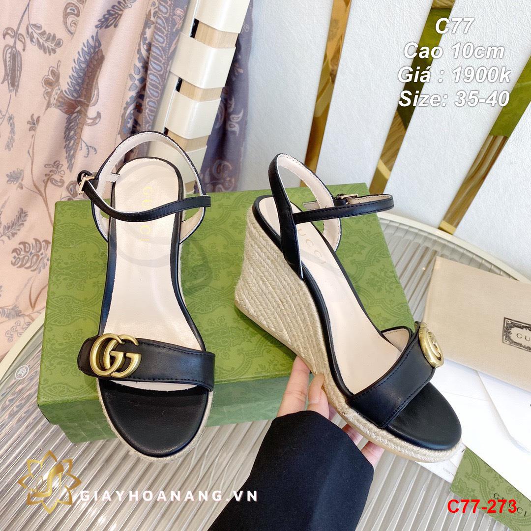 C77-273 Gucci sandal cao 10cm siêu cấp