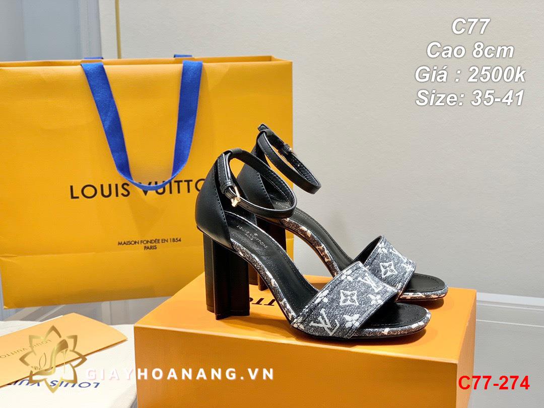 C77-274 Louis Vuitton sandal cao 8cm siêu cấp