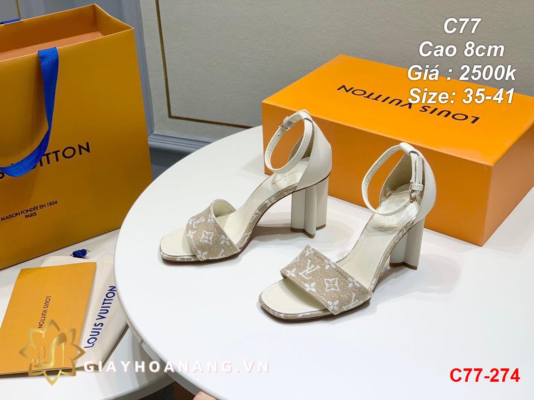 C77-274 Louis Vuitton sandal cao 8cm siêu cấp